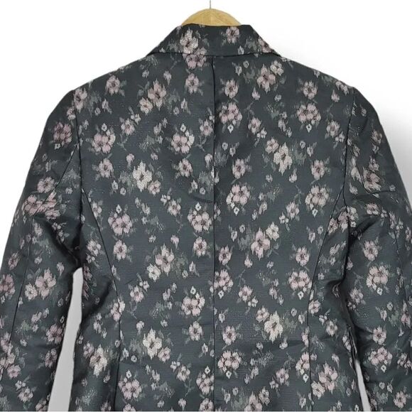 NEW Victoria's Secret Jessica Hart 2014 Jacquard Blazer Jacket in Gray/Pink Sz 0 - Picture 5 of 11